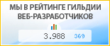 SkySeo, г. Нижний Новгород, в независимом рейтинге Восточно-Европейской гильдии веб-разработчиков - показатель рейтинга и место по России