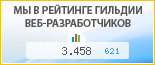 АСПРО, г. Челябинск, в независимом рейтинге Восточно-Европейской гильдии веб-разработчиков - показатель рейтинга и место по России