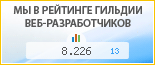 Графикс, г. Красноярск, в независимом рейтинге Восточно-Европейской гильдии веб-разработчиков - показатель рейтинга и место по России
