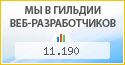 Сайт НН, г. Нижний Новгород, в независимом рейтинге Восточно-Европейской гильдии веб-разработчиков - показатель рейтинга
